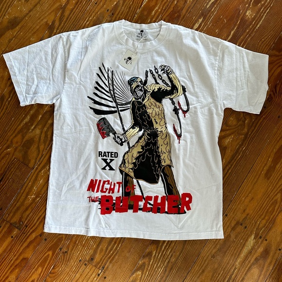 Warren Lotas Night of the Butcher Halloween Shirt Size XL